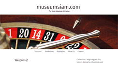 Desktop Screenshot of museumsiam.com